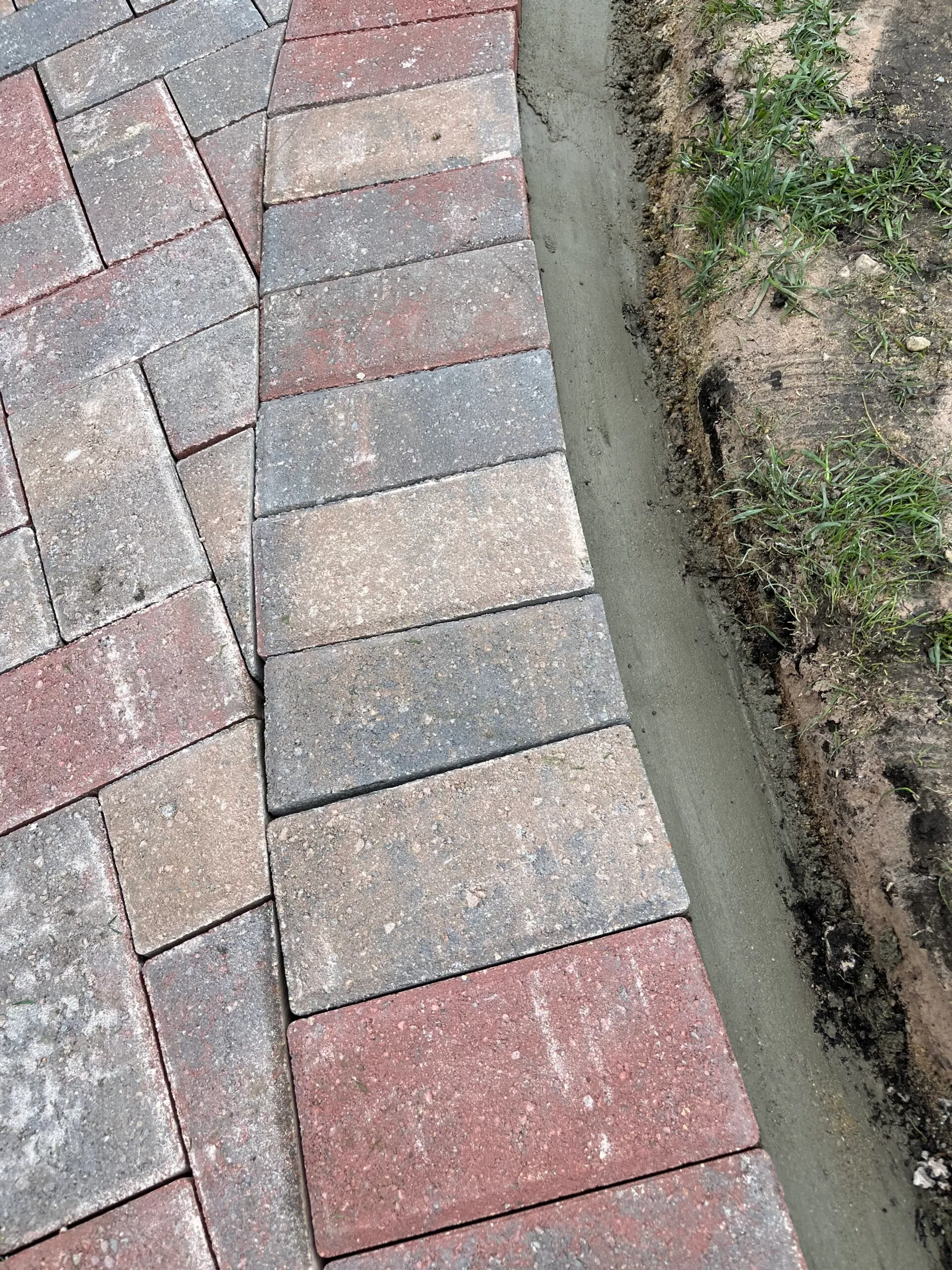 Paver walkway detail